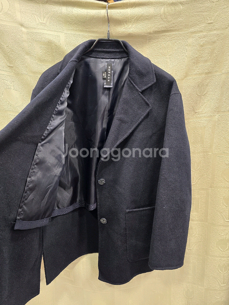 모르간 핸드메이드 네이비 숏 코트 55~66--5