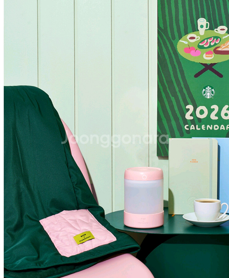 [새상품]스타벅스 2025 윈터 프리퀀시 MSGM 블랭킷--0