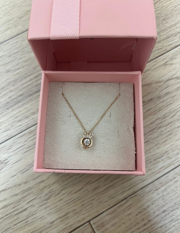 14K 제이에스티나 댄싱스톤 티아라 목걸이--1