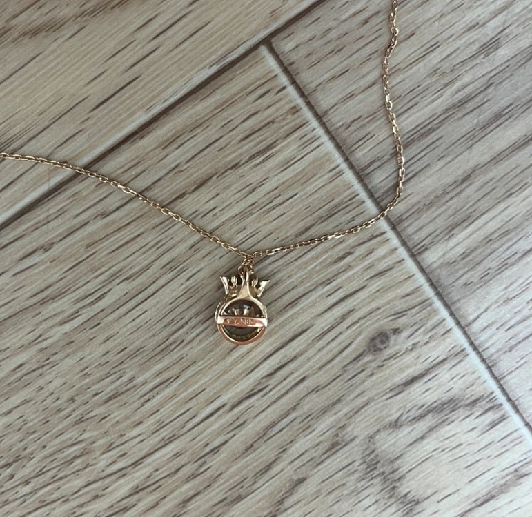 14K 제이에스티나 댄싱스톤 티아라 목걸이--3