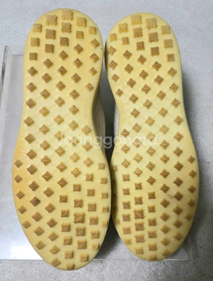 에코 ECCO 가죽 논스파이크 골프화 스니커즈 여성 EU 38(240)--4