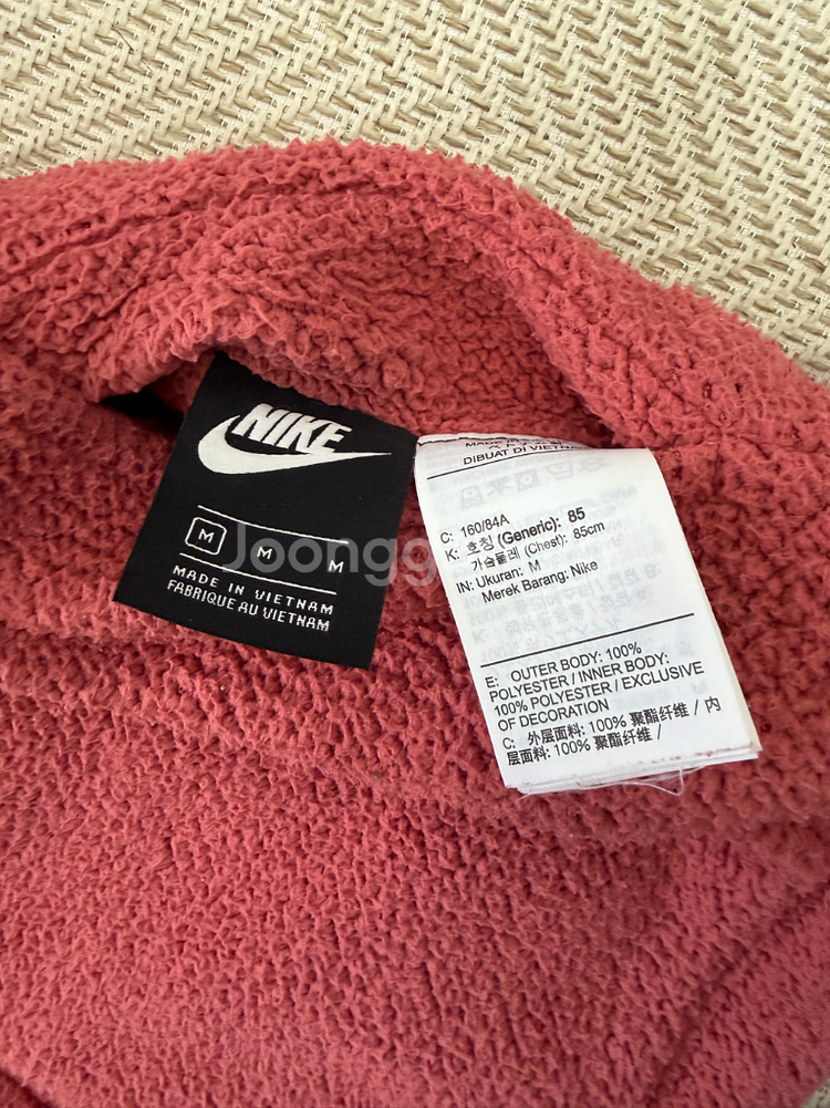 정품) 나이키 여성 쉐르파 리버시블 플리스 자켓 M--6