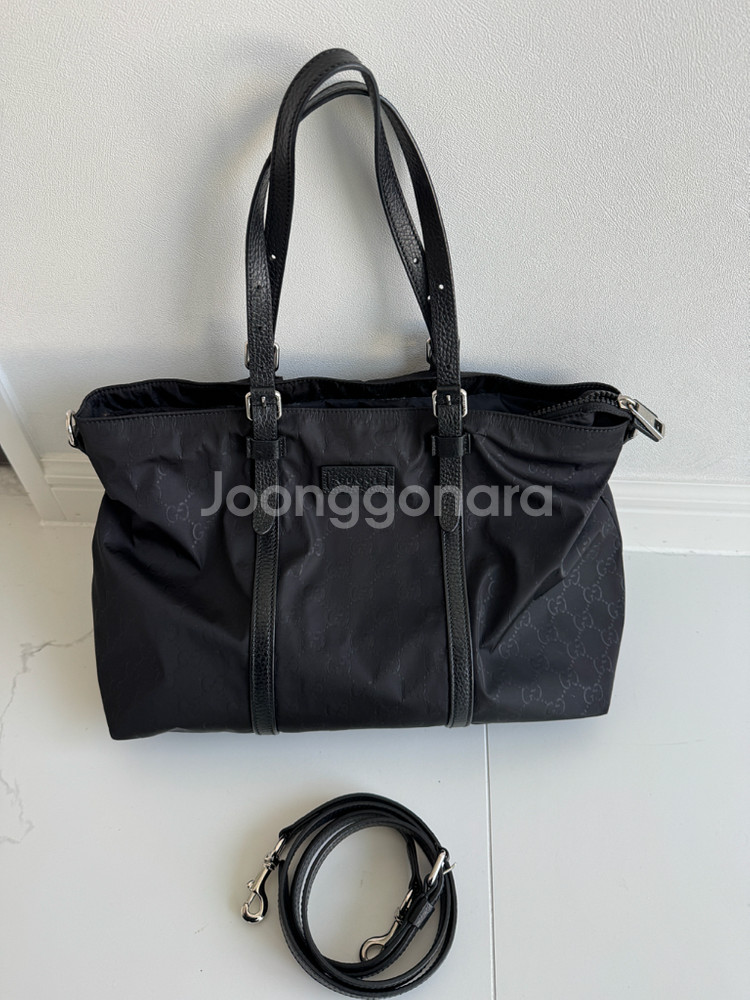 구찌 GG 나일론 토트백--0