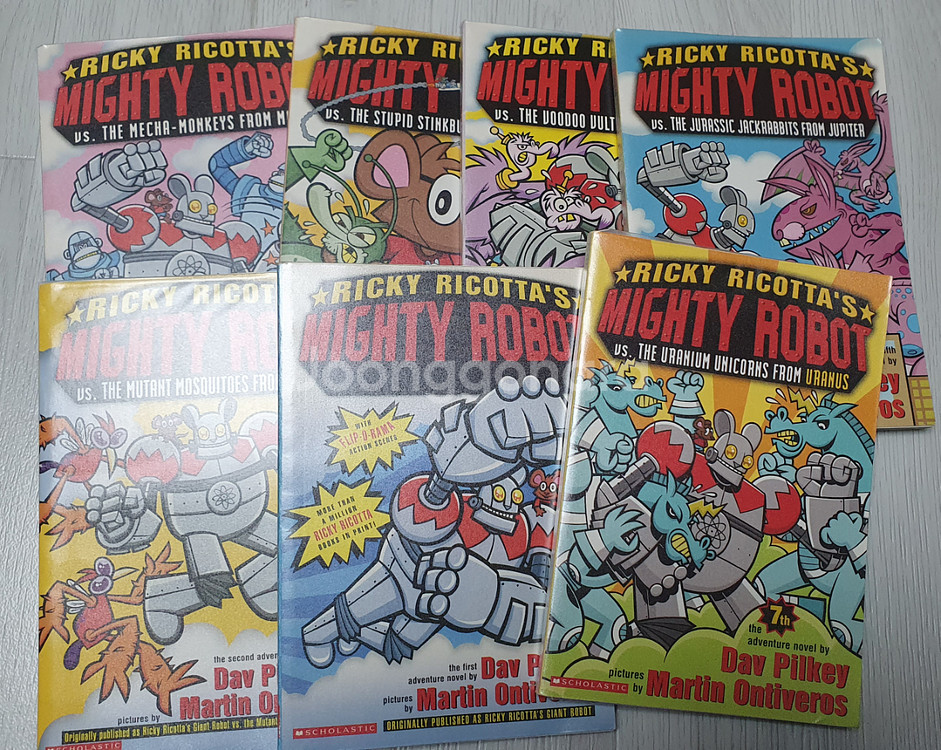 마이티로봇 7권 + 미스터맨 리틀미스 15권(CD2장포함)--0