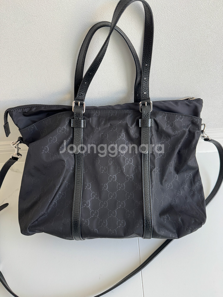 구찌 GG 나일론 토트백--4