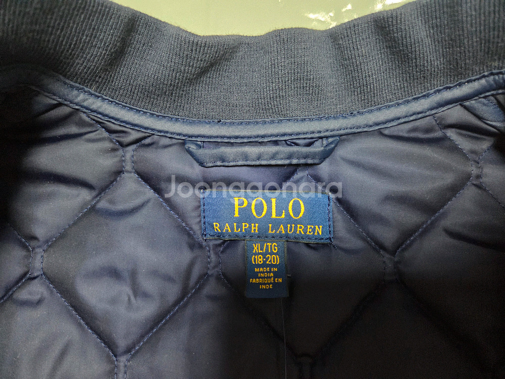 폴로 랄프로렌 보이즈 퀼팅 자켓 XL--12