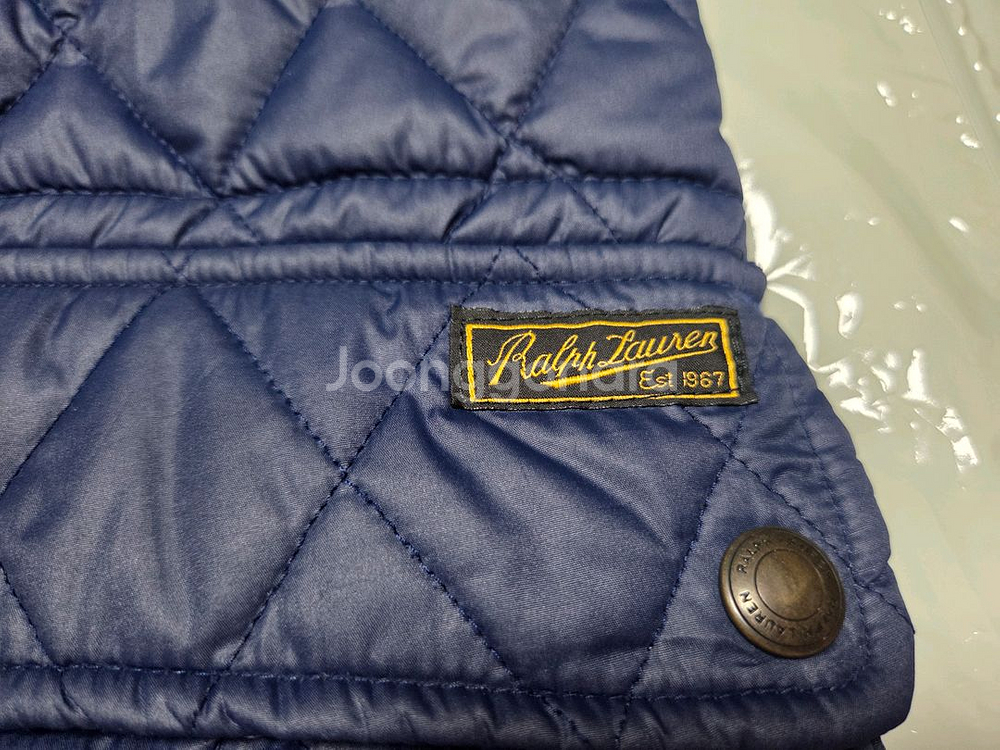 폴로 랄프로렌 보이즈 퀼팅 자켓 네이비--5