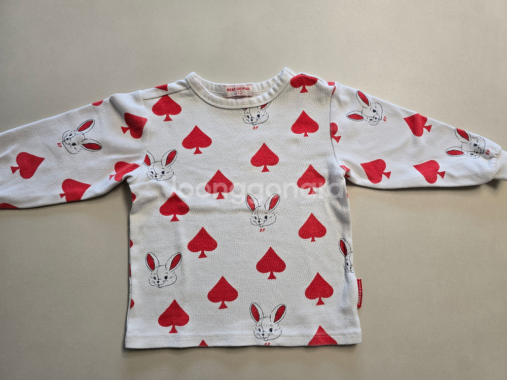 베베드피노 토끼 스페이크 패턴 상의 110--0