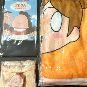 (미개봉새상품)차앤박 아따맘마 담요, 캘린더 달력, 리유저블백 장바구니