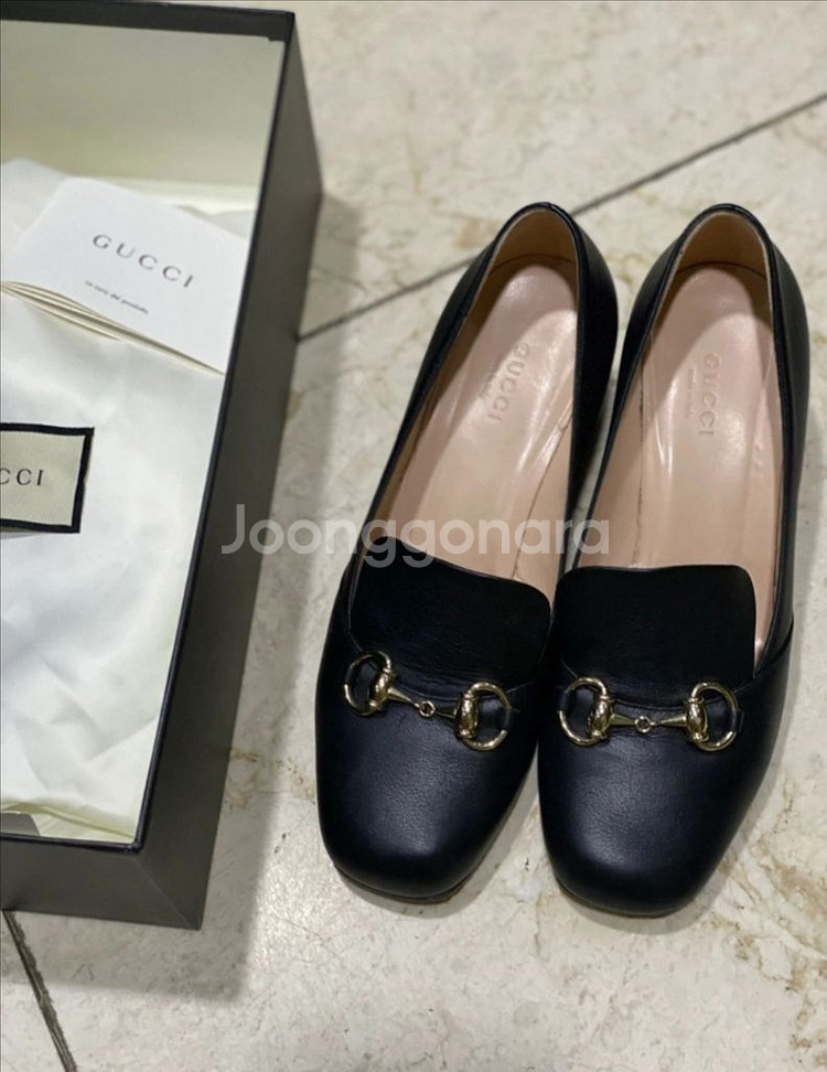 구찌 여성구두 정장구두 블로퍼 힐 명품신발 230--0