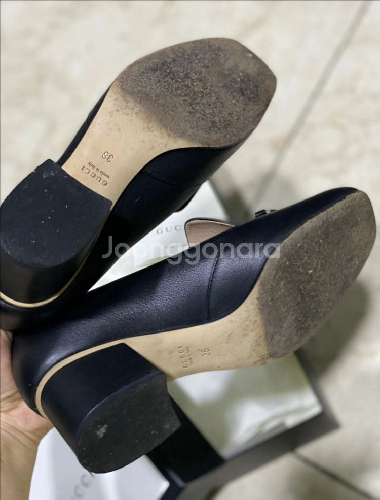 구찌 여성구두 정장구두 블로퍼 힐 명품신발 230--2