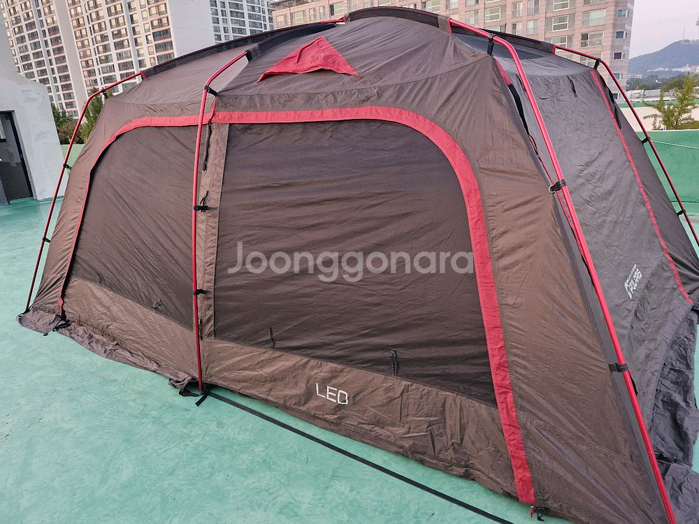 캠핑에어매트 에어박스(260*200*20), 제트건 무선에어펌프 등 (리빙쉘 캠핑텐트 함께드림)--9