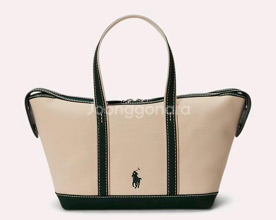 폴로 랄프로렌 폴로베어 캔버스 토트백--0