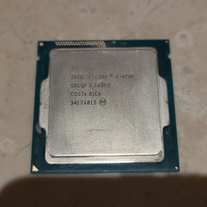 (팝니다) 인텔 i7-4790 CPU + 써모랩 트리니티 쿨러