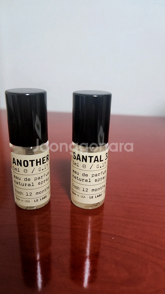 르라보 어나더/상탈 5ml 향수 2종 팝니다--0