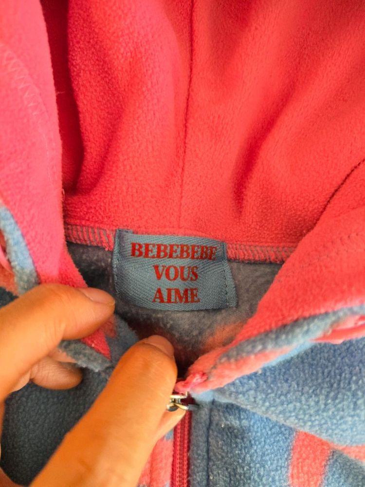 베베베베 후리스 후드티 XL--2