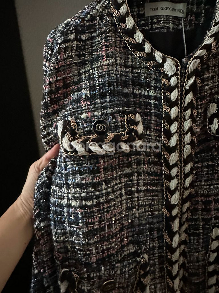 톰그레이하운드 샤넬트위드 자켓25만착불(상태최상)--2