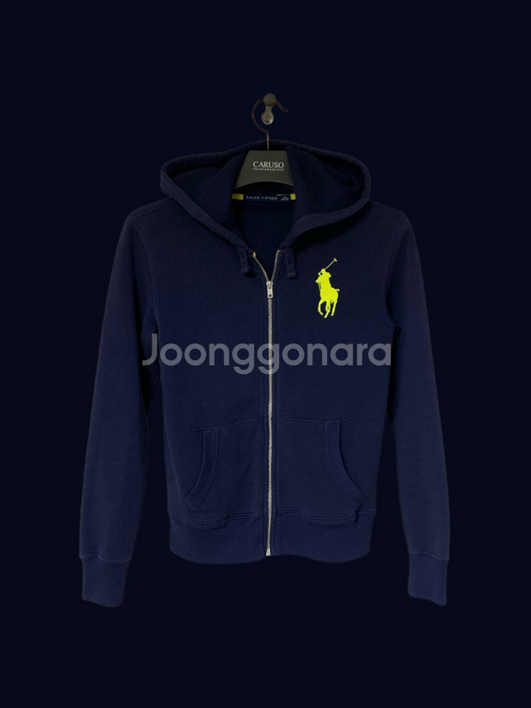 폴로 빅포니 후드집업 네이비--0