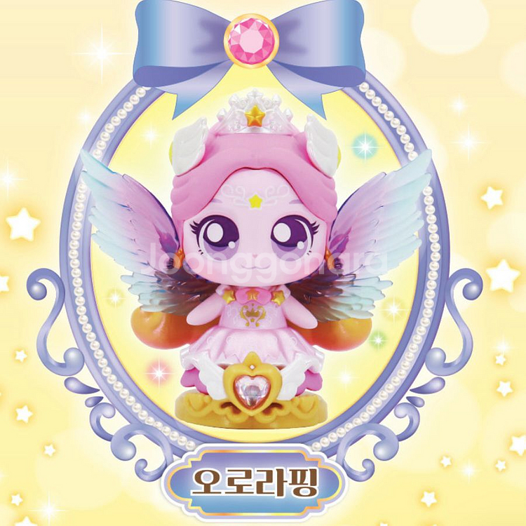 로열 티니핑 프린세스 램덤 피규어 오로라핑, 딜콤핑--1