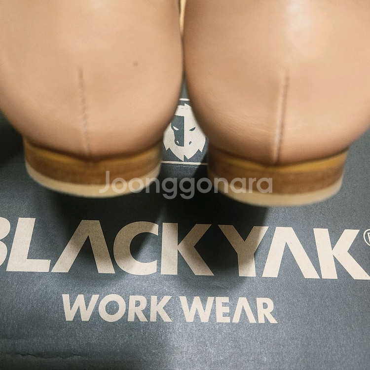 소가죽 사이드오픈 플랫슈즈 베이지 230--7