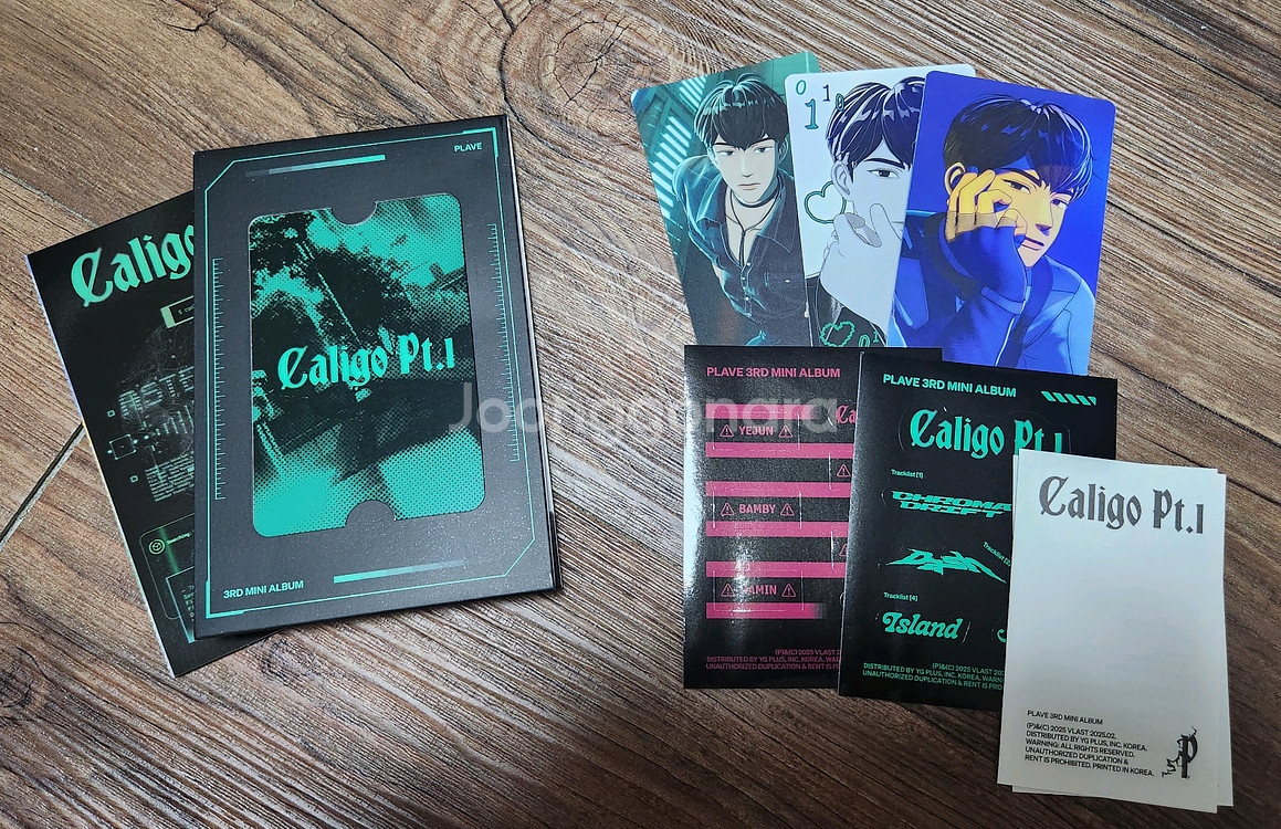 칼리고 포카앨범 판매합니다--1