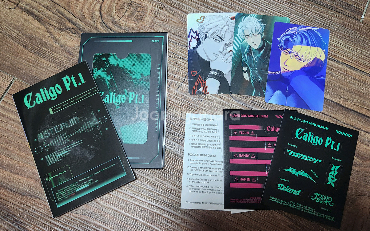 칼리고 포카앨범 판매합니다--2