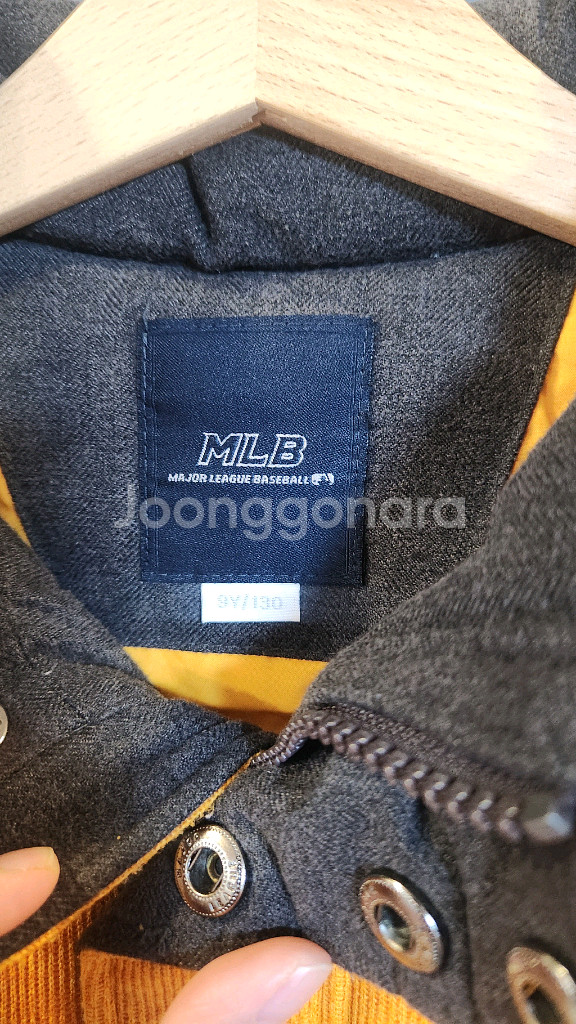 MLB 키즈 뉴욕 양키스 코듀로이 패딩 조끼 130 / 9Y--4