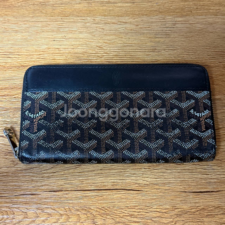 고야드 마티뇽 지퍼 장지갑 풀구성--1