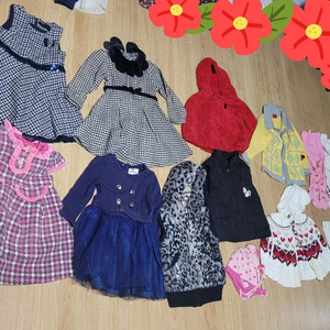 여아옷, 여아겨울옷, 패딩, 원피스 100사이즈