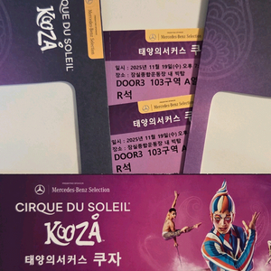 태양의 서커스 쿠자 - 11/19 R석 2매