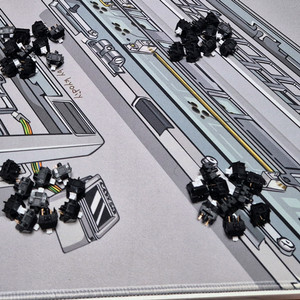 HMX SNOWCRASH 키보드스위치80개