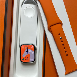 애플워치8에르메스 실버 41mm 신품급