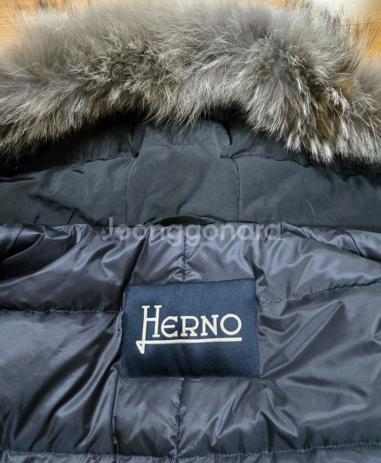 에르노 후드 다운패딩 48사이즈. 몽클레어,브루넬로,로로피아나--4