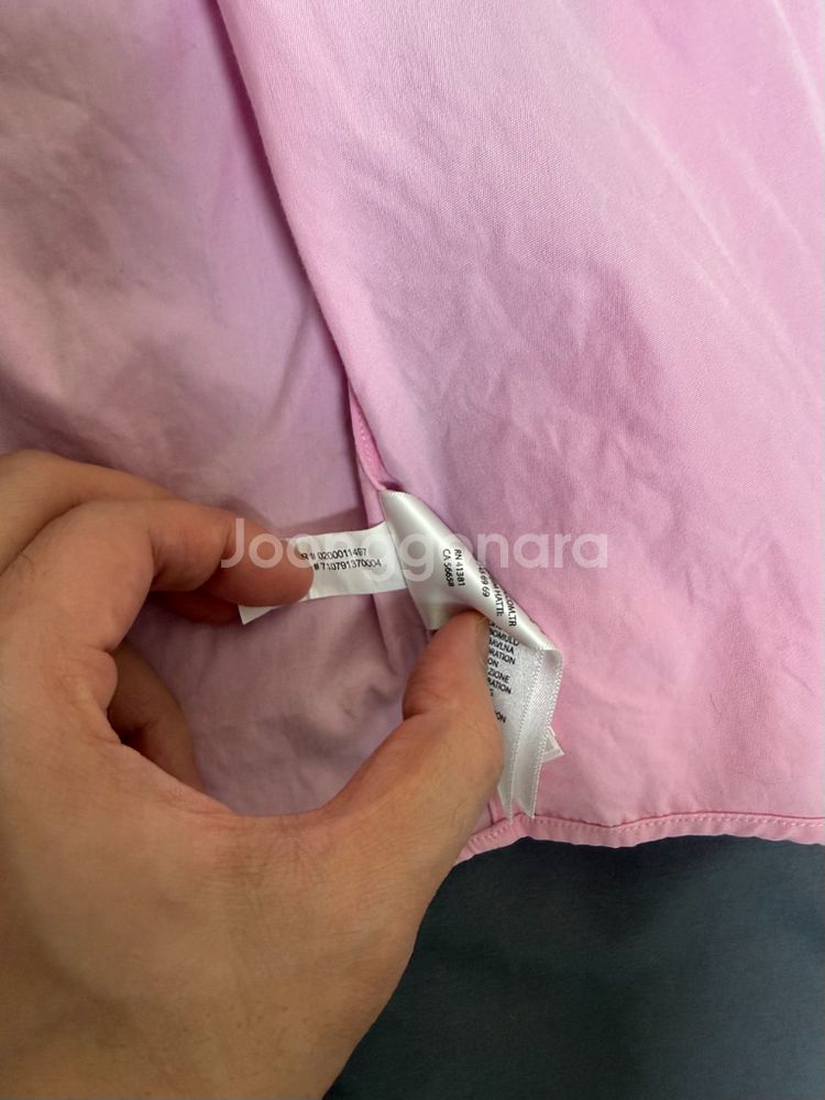 폴로 랄프로렌 핑크 셔츠 클래식핏 S사이즈 판매합니다--2