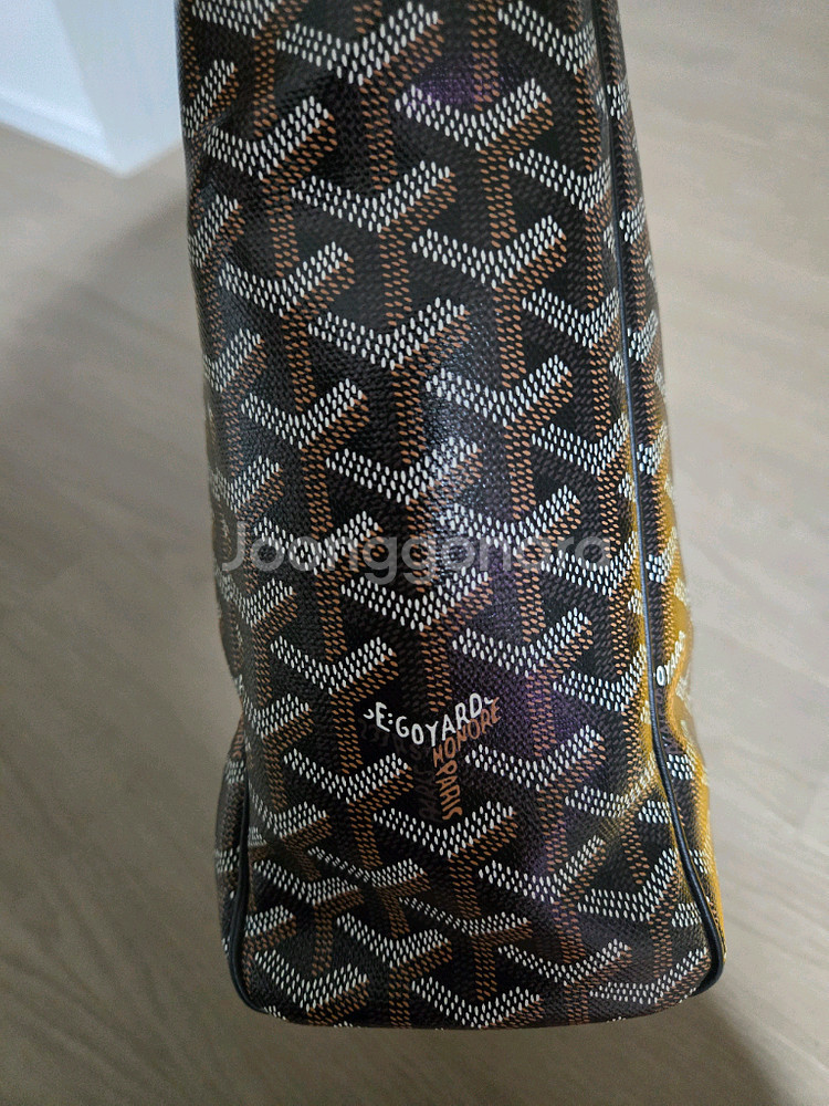 고야드 볼테르 블랙 토트백 판매합니다--2