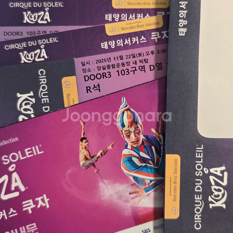 태양의 서커스 쿠자 - 11/22 R석 2매--0