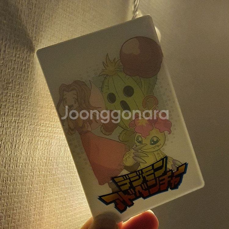 디지몬 어드벤처 아크릴 거울 카드 페이지 마다 디자인 달라요--5
