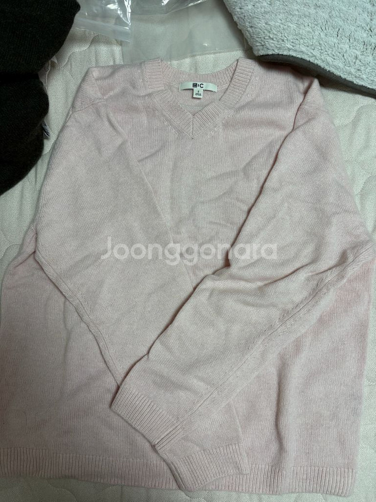 유니클로 캐시미어100 니트--3