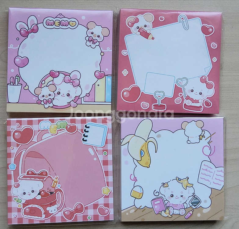 (포용) 다꾸 뽀글이 엥꼬 슈니 토미 떡메모지 판매--0