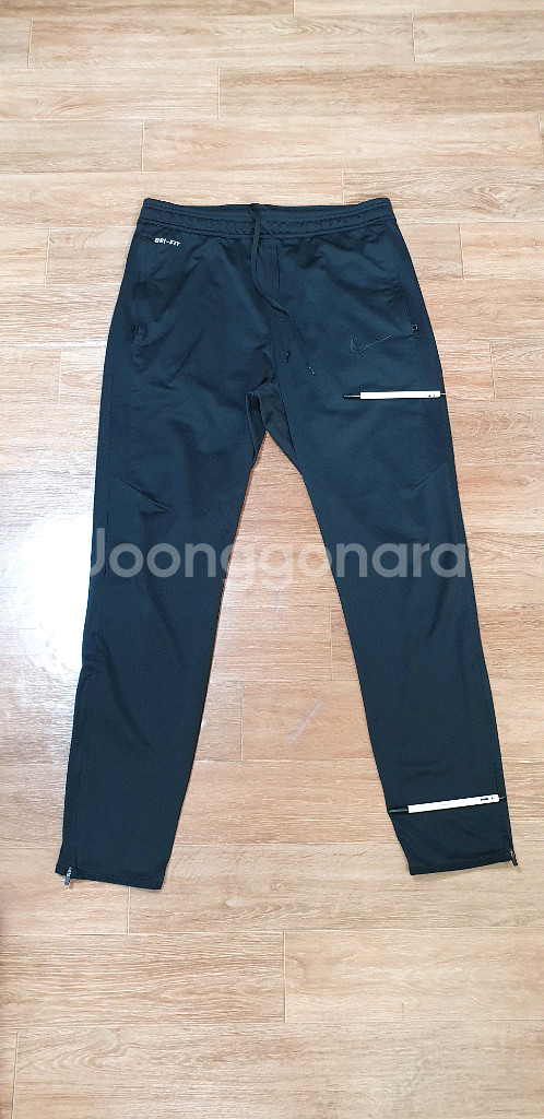 남.33 +) 나이키 남성 바지 (검정색) 남성 트레이닝 팬츠/ 러닝 헬스--0