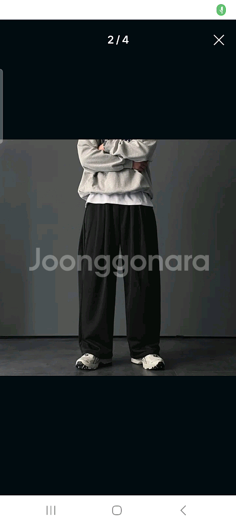 벌룬 와이드 스웻팬츠--1