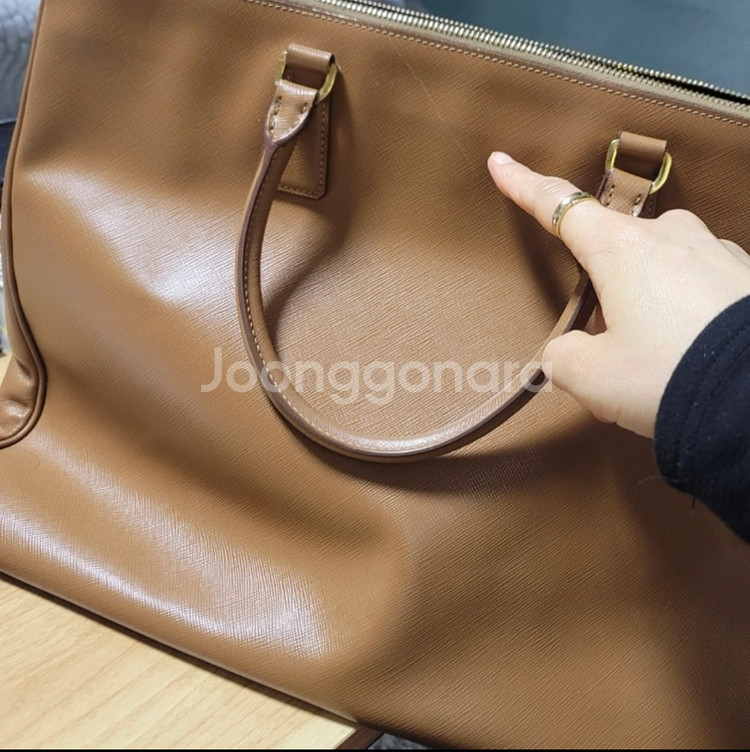 프라다 사피아노 토트백--7