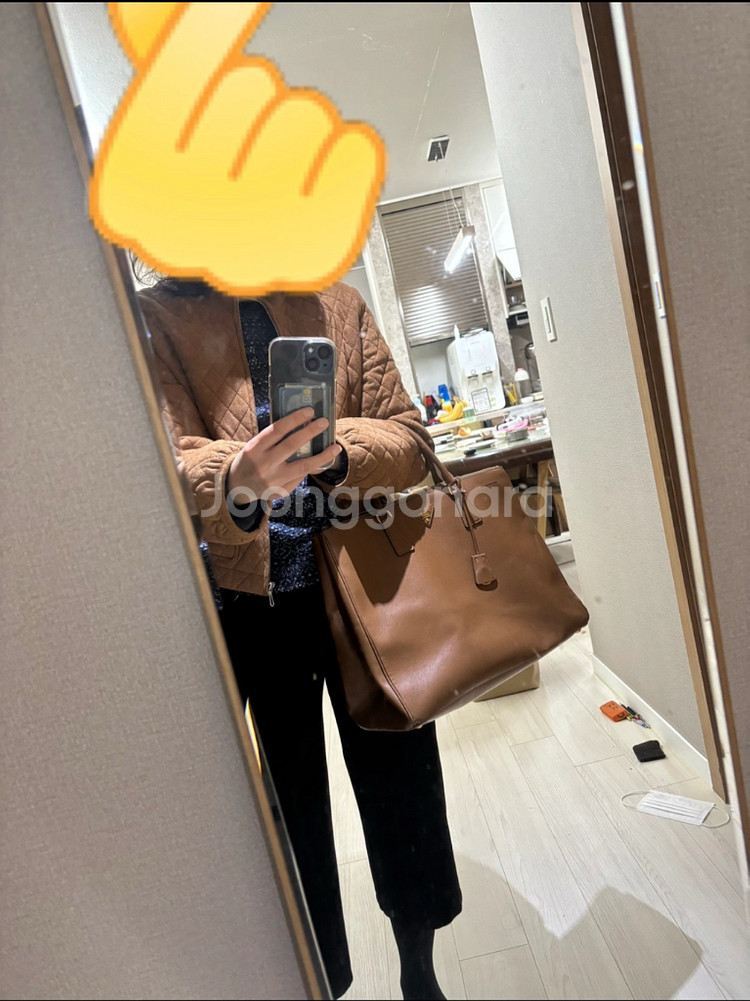 프라다 사피아노 토트백--8