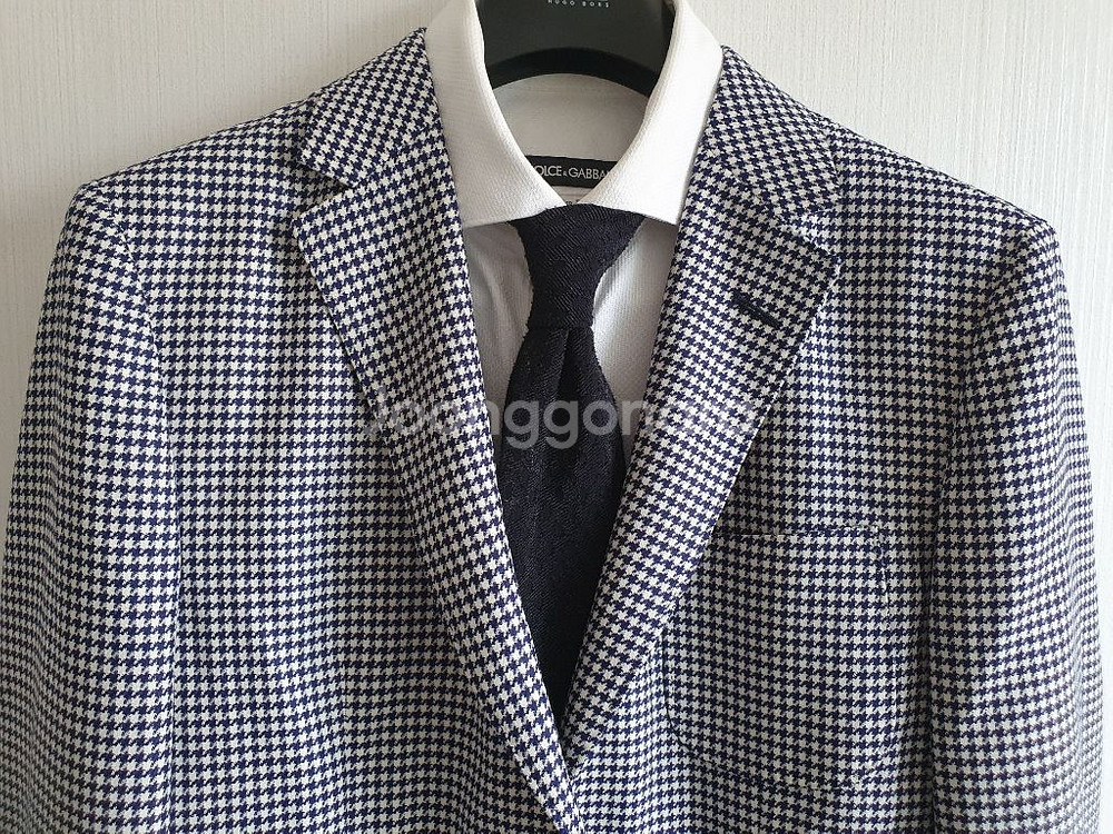 루나에비뉴7 지제냐 하운드투스 네이비 자켓 블레이져--4