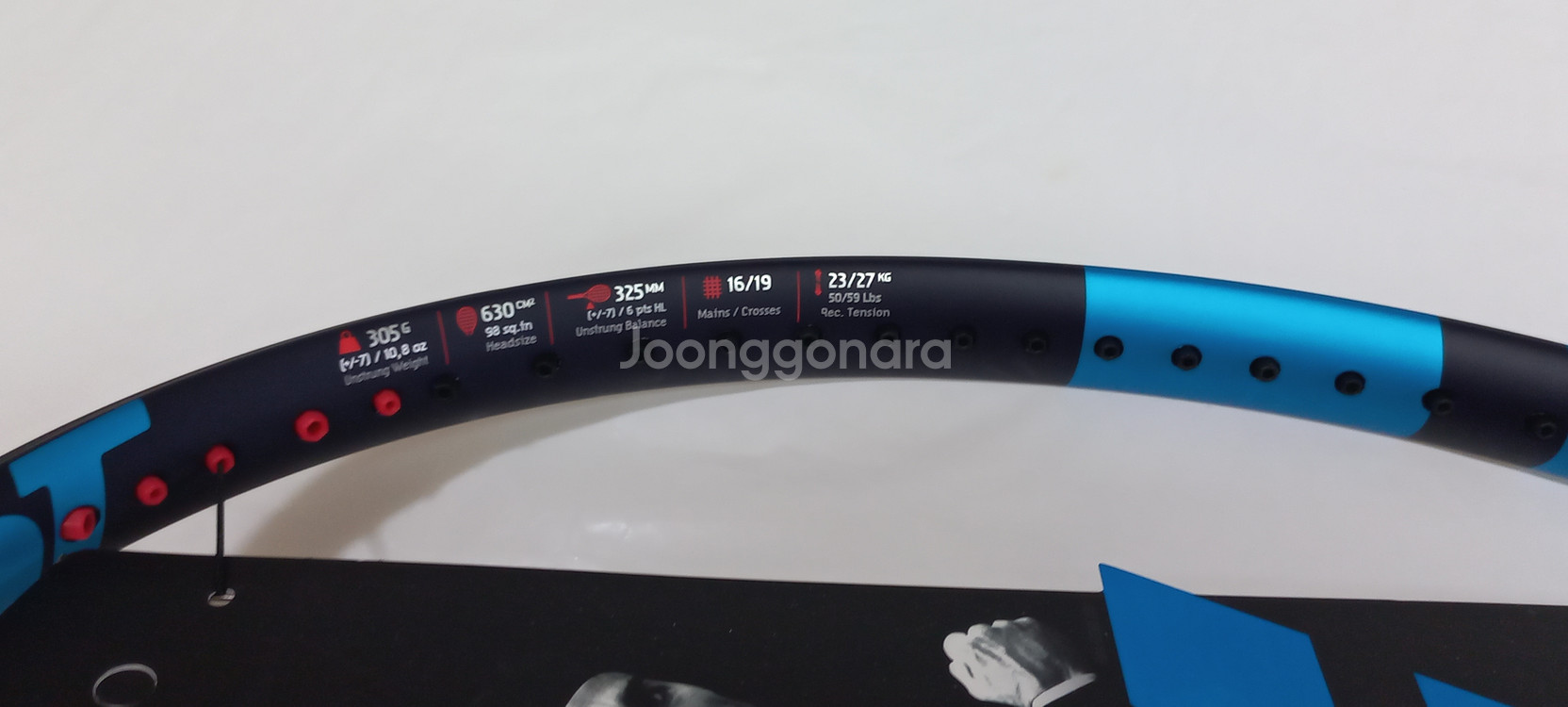 테니스라켓 바볼랏 퓨어드라이브 98 (305g/21년)--9