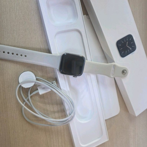 애플워치6 스테인리스 44mm 셀룰러 판매합니다.