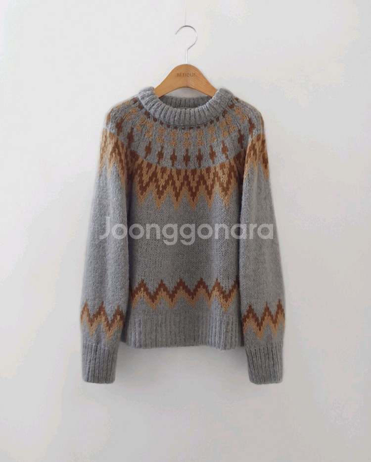 노르딕 니트 새상품--1