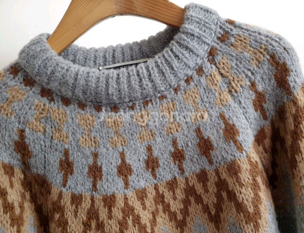 노르딕 니트 새상품--6