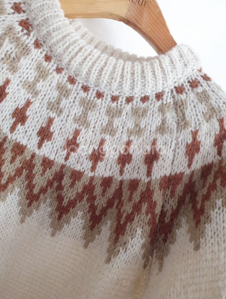 노르딕 니트 새상품--1