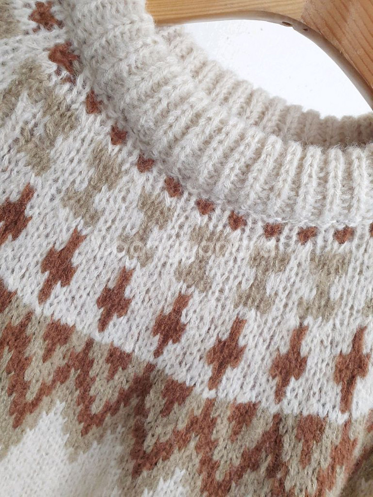 노르딕 니트 새상품--2